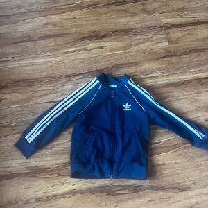 Adidas Zip Up Jacket Size 2T with Front Pockets